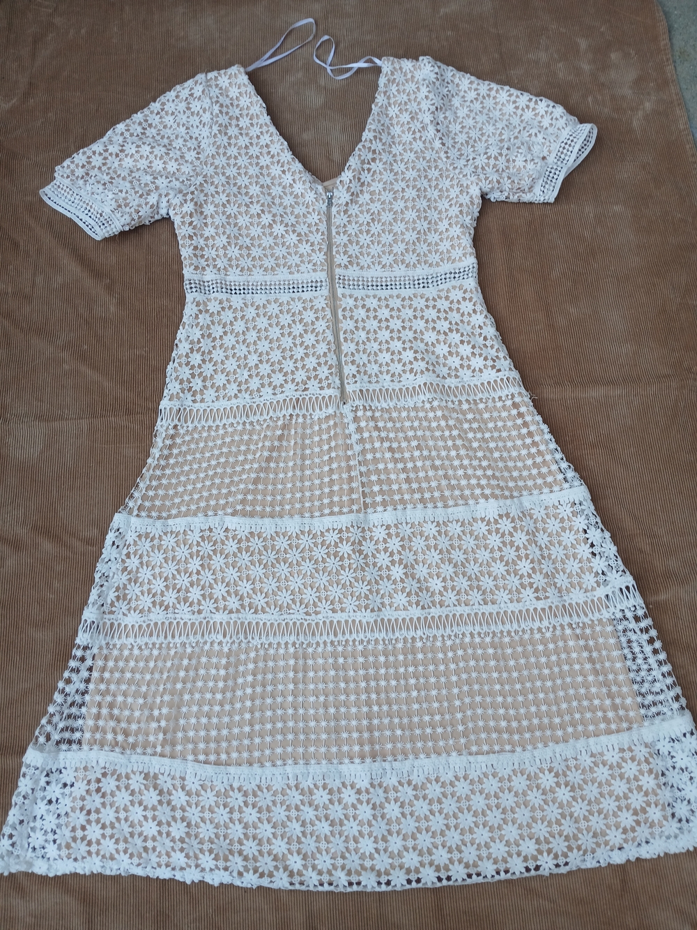 Lulus My Dearest White Lace Crochet Midi Dress - Size XL - Picture 3 of 15